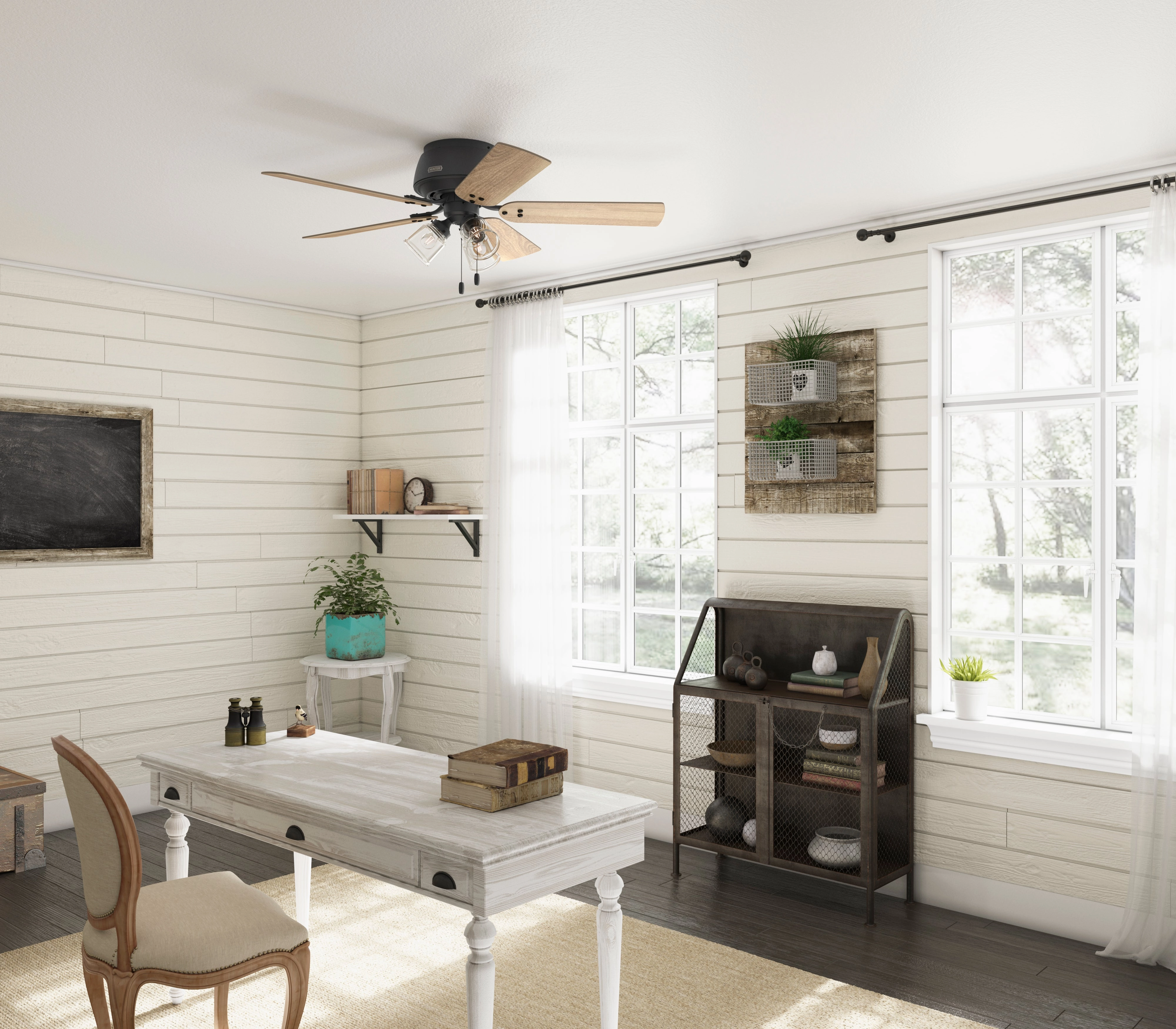 Shady Grove 52"Ceiling Fan Matte Black