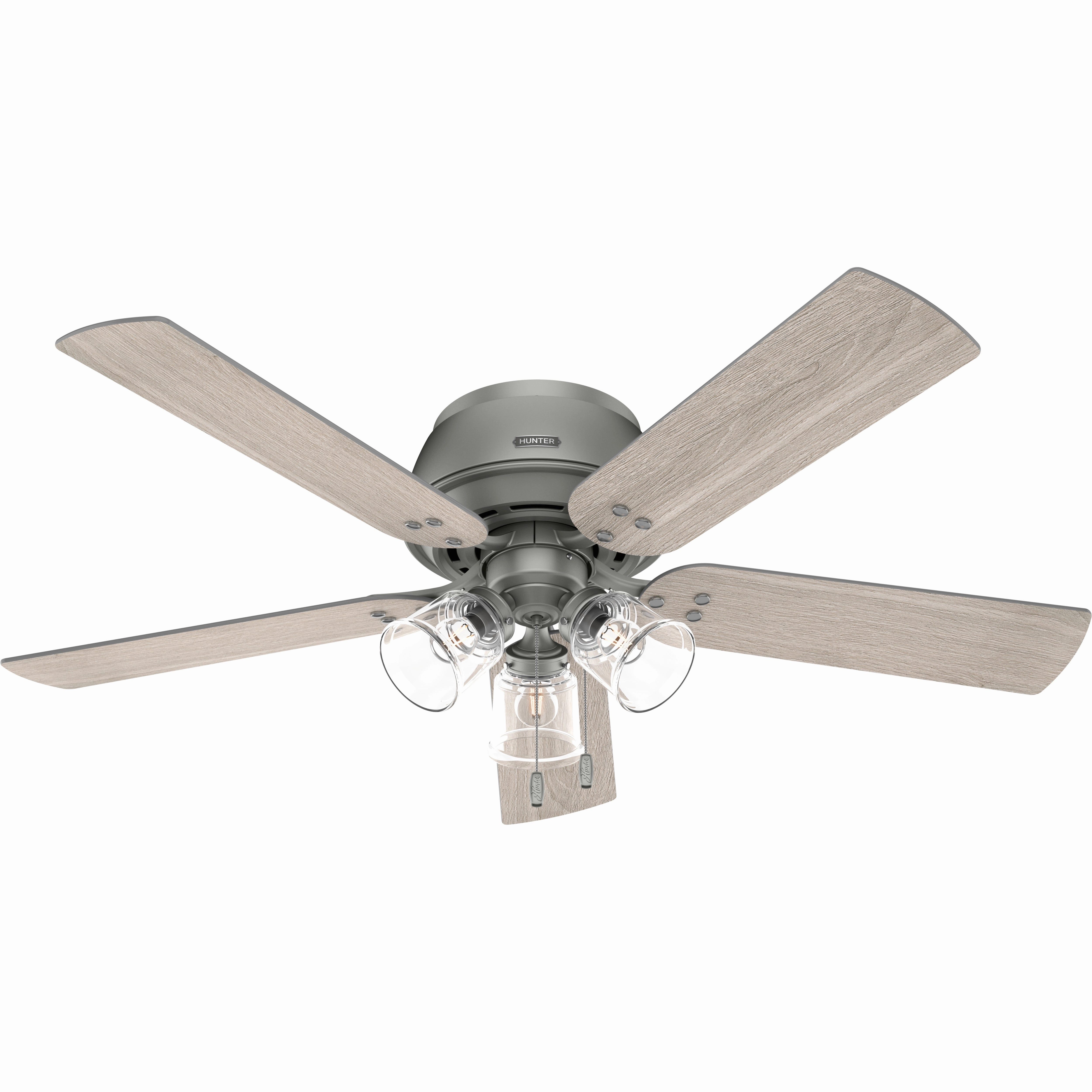 Shady Grove 52"Ceiling Fan Matte Silver