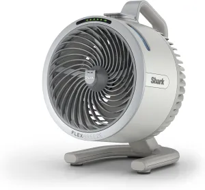 Shark FlexBreeze HydroGo FanUltra-powerful portable fan with indoor   outdoor mist, Up to 70 feet of reach, corded & cordless, up to 12-hr. battery, 5 speeds, evaporative misting, Dove, FA052DV Tower bladeless fan for modern homes
