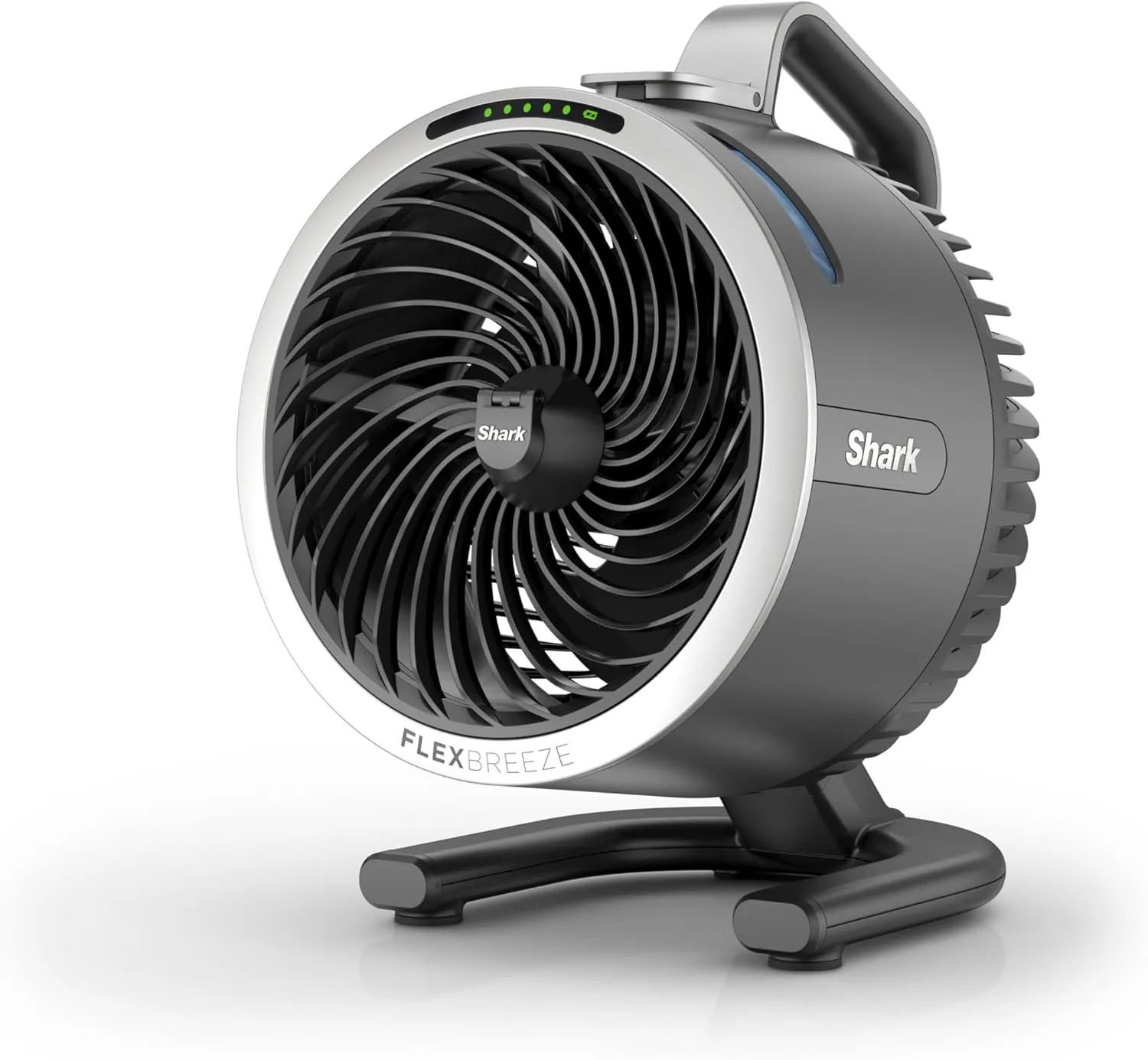 Shark FlexBreeze HydroGo FanUltra-powerful portable fan with indoor   outdoor mist. Up to 70 feet of reach, corded & cordless, up to 12-hr. battery, 5 speeds, evaporative misting, Grey, FA052 Tower bladeless fan for modern homes