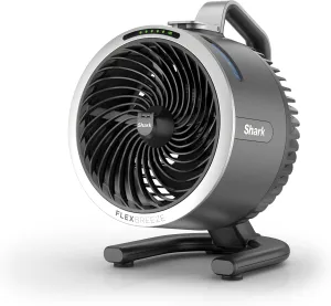 Shark FlexBreeze HydroGo FanUltra-powerful portable fan with indoor   outdoor mist. Up to 70 feet of reach, corded & cordless, up to 12-hr. battery, 5 speeds, evaporative misting, Grey, FA052 Tower bladeless fan for modern homes