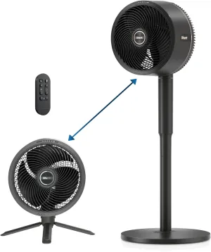 Shark FlexBreeze - Indoor & Outdoor Fan, Corded and Cordless, 2-in-1 Oscillating Pedestal and Tabletop, Up to 24-Hr Battery, FA202 Octopus-shaped decorative fan