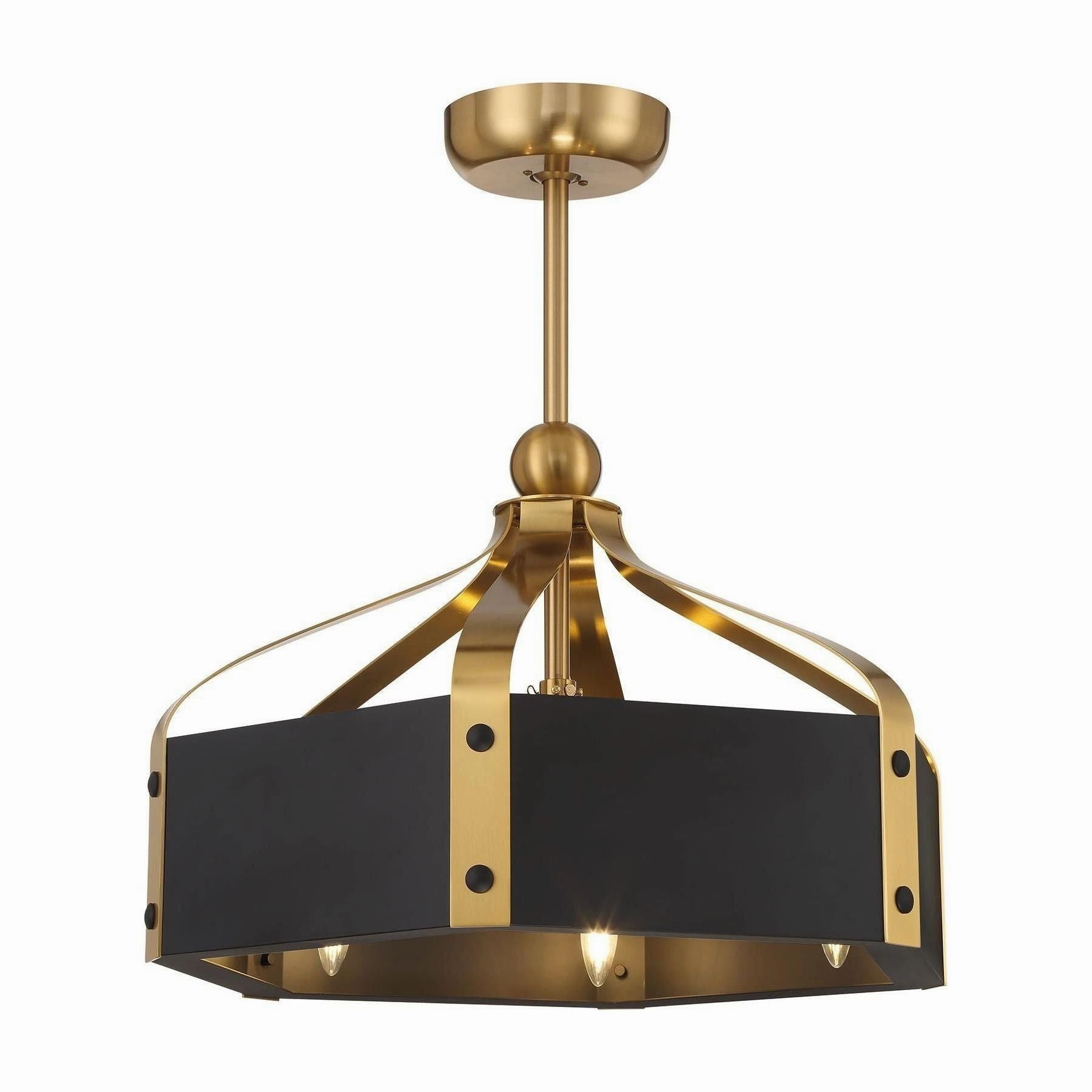 Sheffield 6-Light LED Fan D'Lier