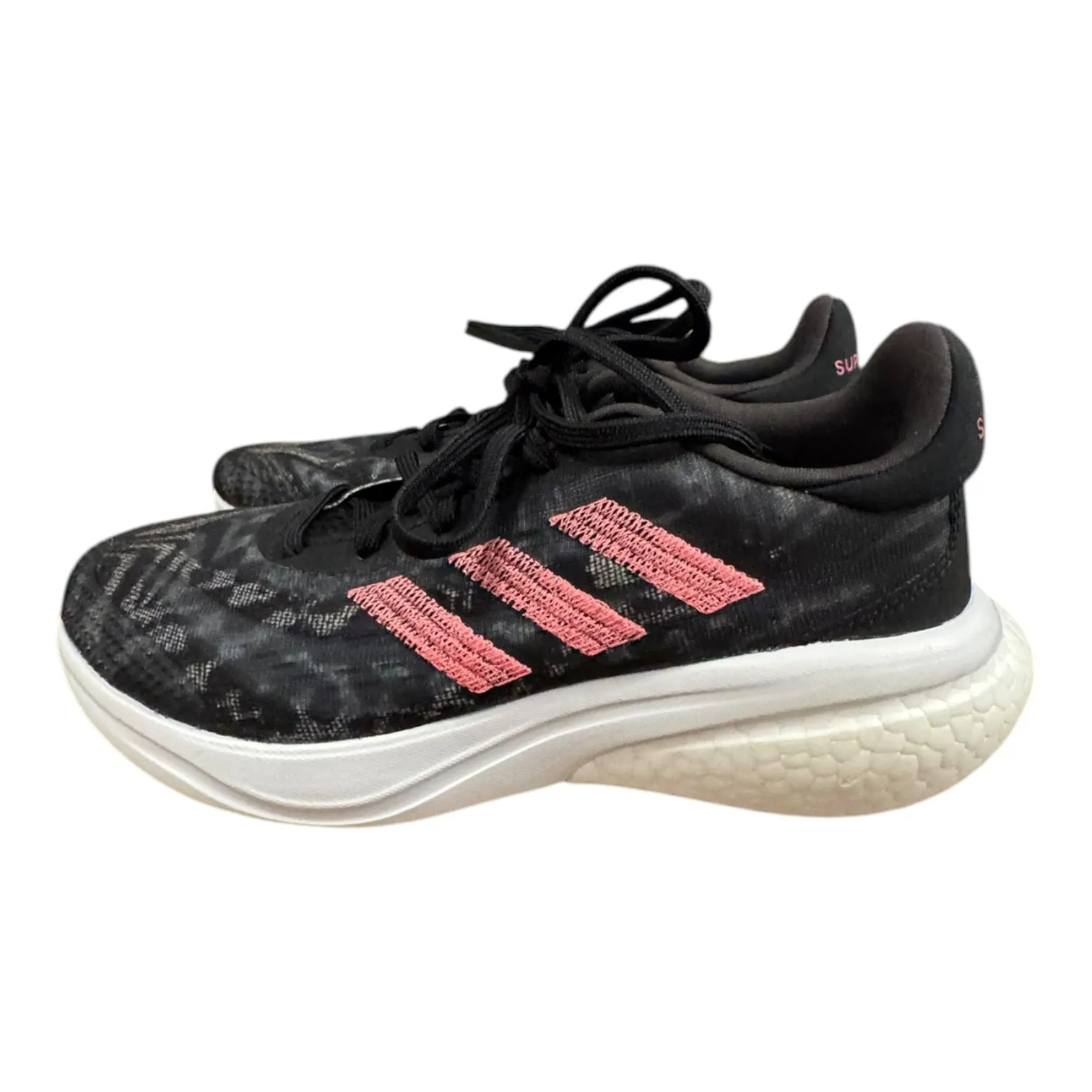 Shoes Athletic By Adidas In Black & Pink, Size:6 adidas