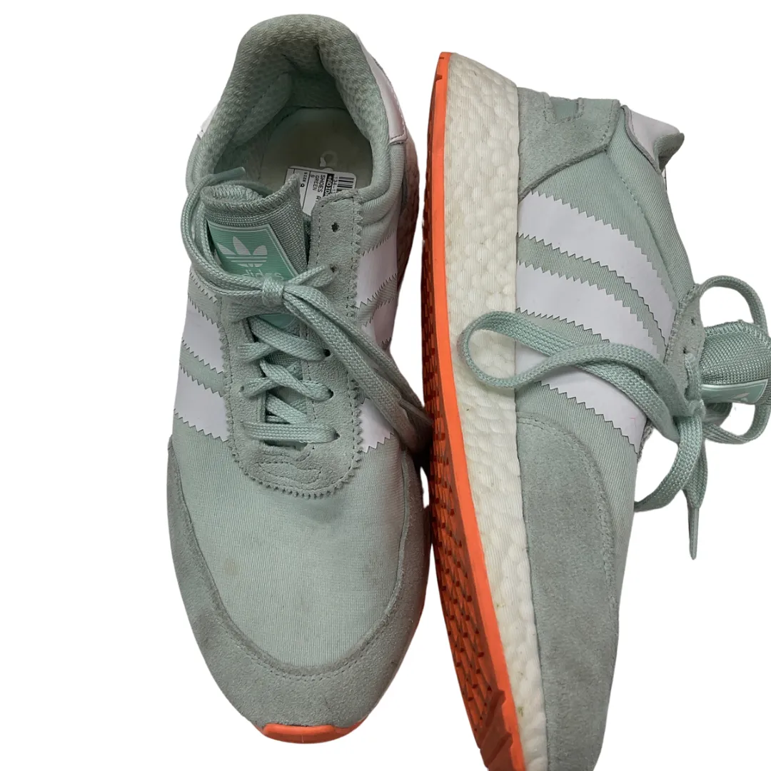 Shoes Athletic By Adidas In Green, Size: 9 adidas