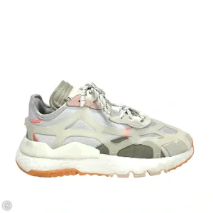 Shoes Athletic By Adidas In Grey & Tan, Size: 7.5 adidas