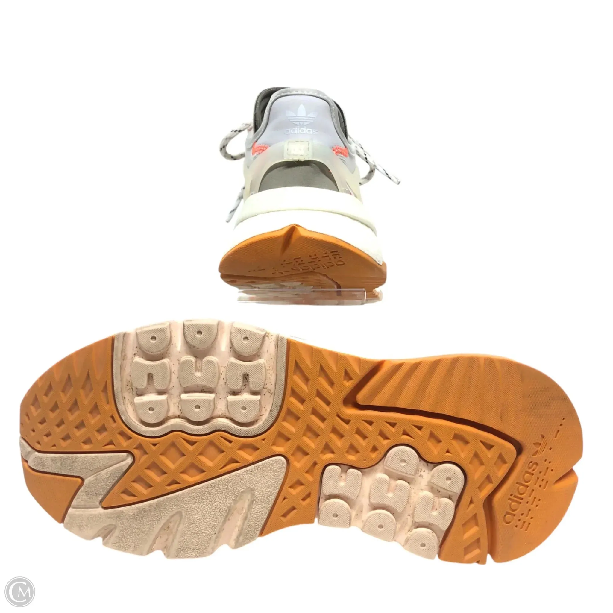 Shoes Athletic By Adidas In Grey & Tan, Size: 7.5 adidas