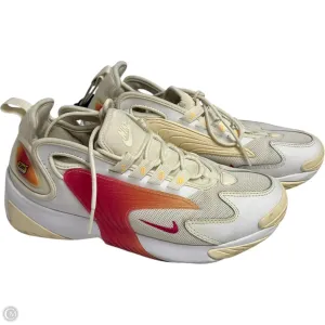 Shoes Athletic By Nike In White & Yellow, Size: 8 nike