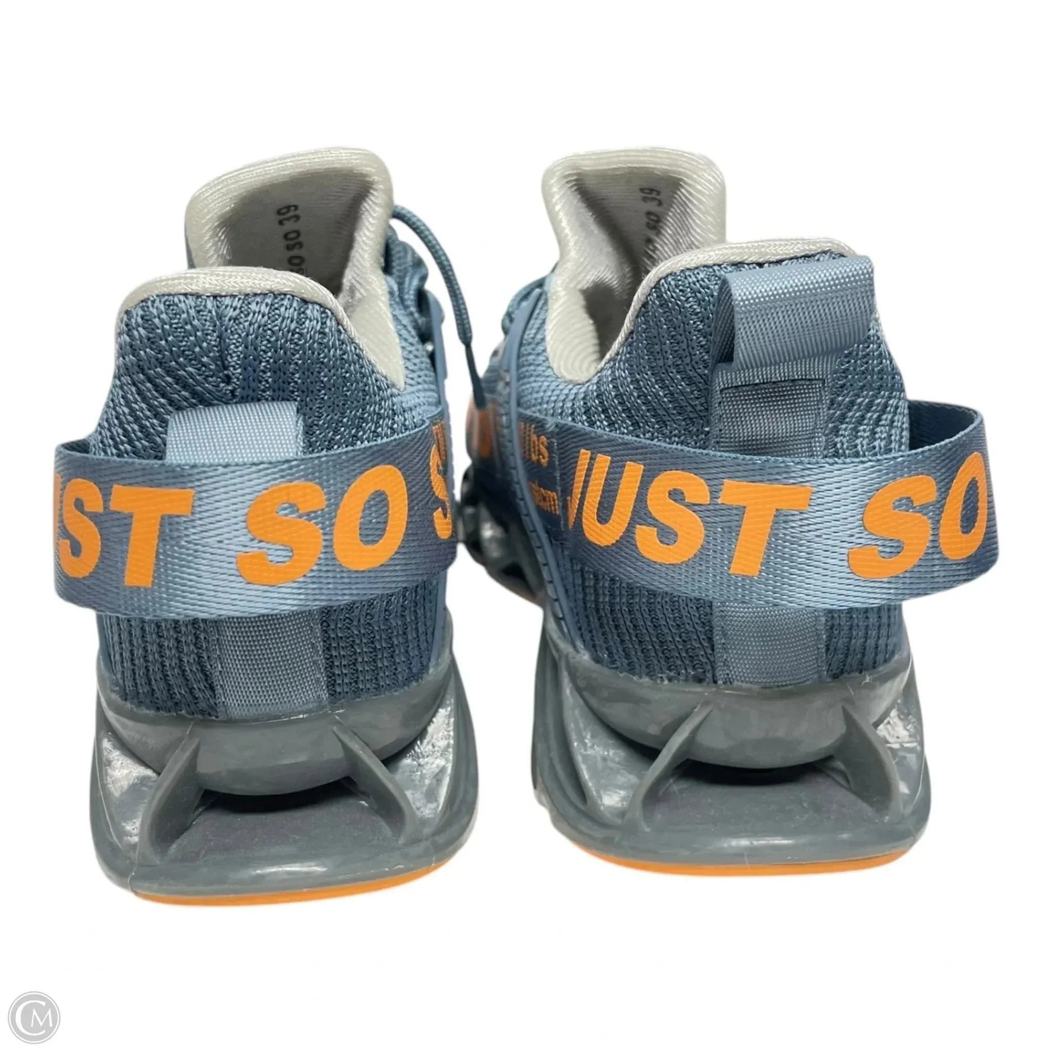Shoes Athletic By Skechers In Blue & Orange, Size: 8.5 skechers