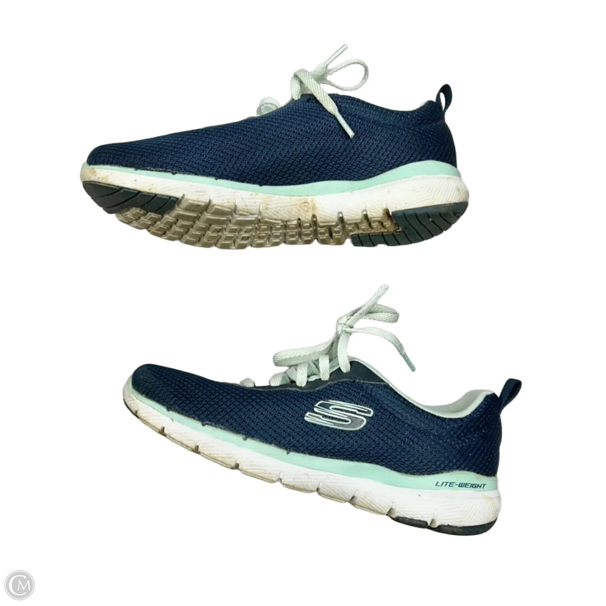 Shoes Athletic By Skechers In Navy, Size: 6 skechers