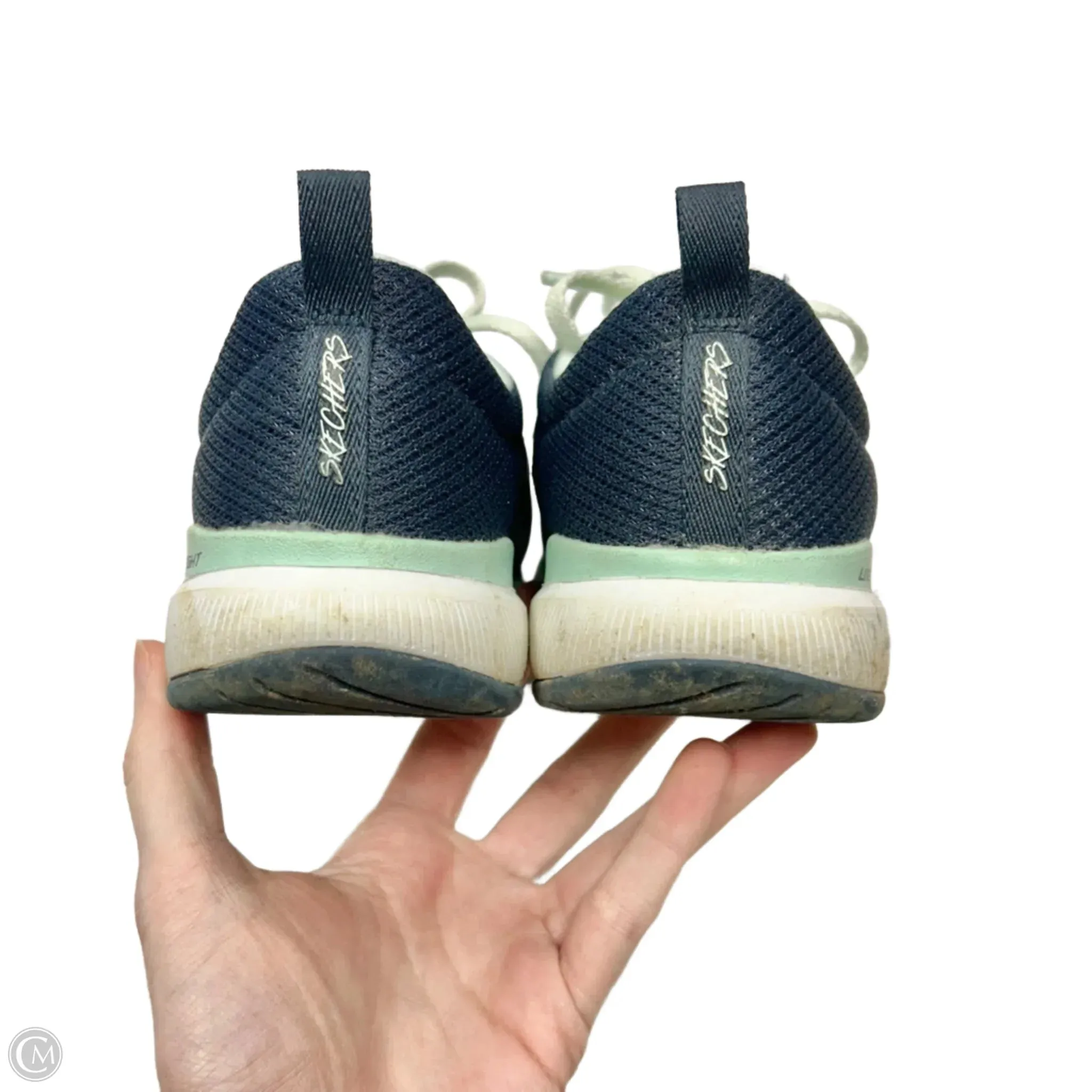 Shoes Athletic By Skechers In Navy, Size: 6 skechers