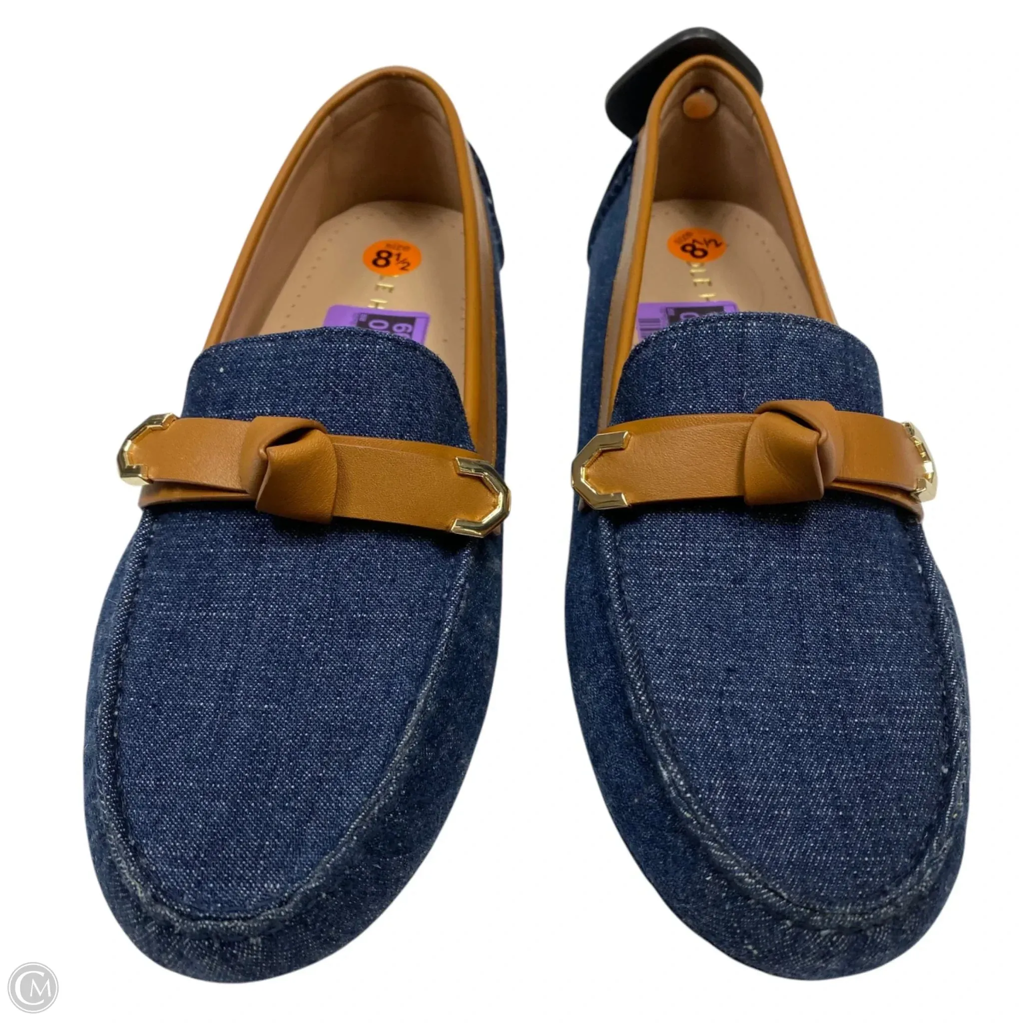 Shoes Designer By Cole-haan In Blue & Brown, Size: 8.5 cole haan
