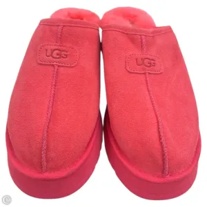 Shoes Designer By Ugg In Pink, Size: 10