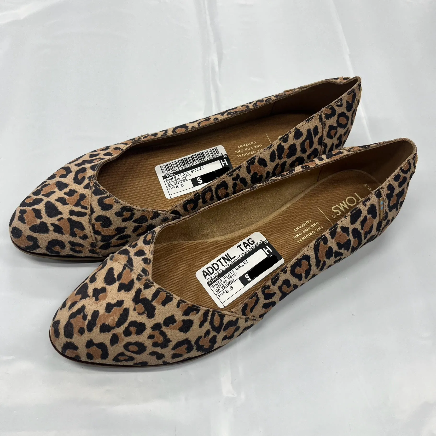 Shoes Flats Ballet By Toms In Leopard Print, Size: 8.5 toms