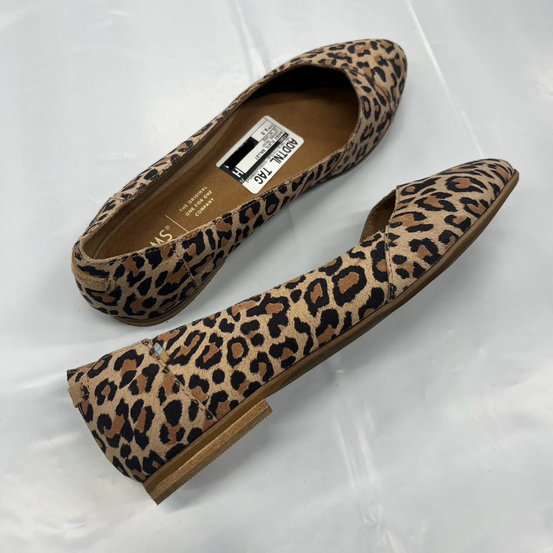 Shoes Flats Ballet By Toms In Leopard Print, Size: 8.5 toms