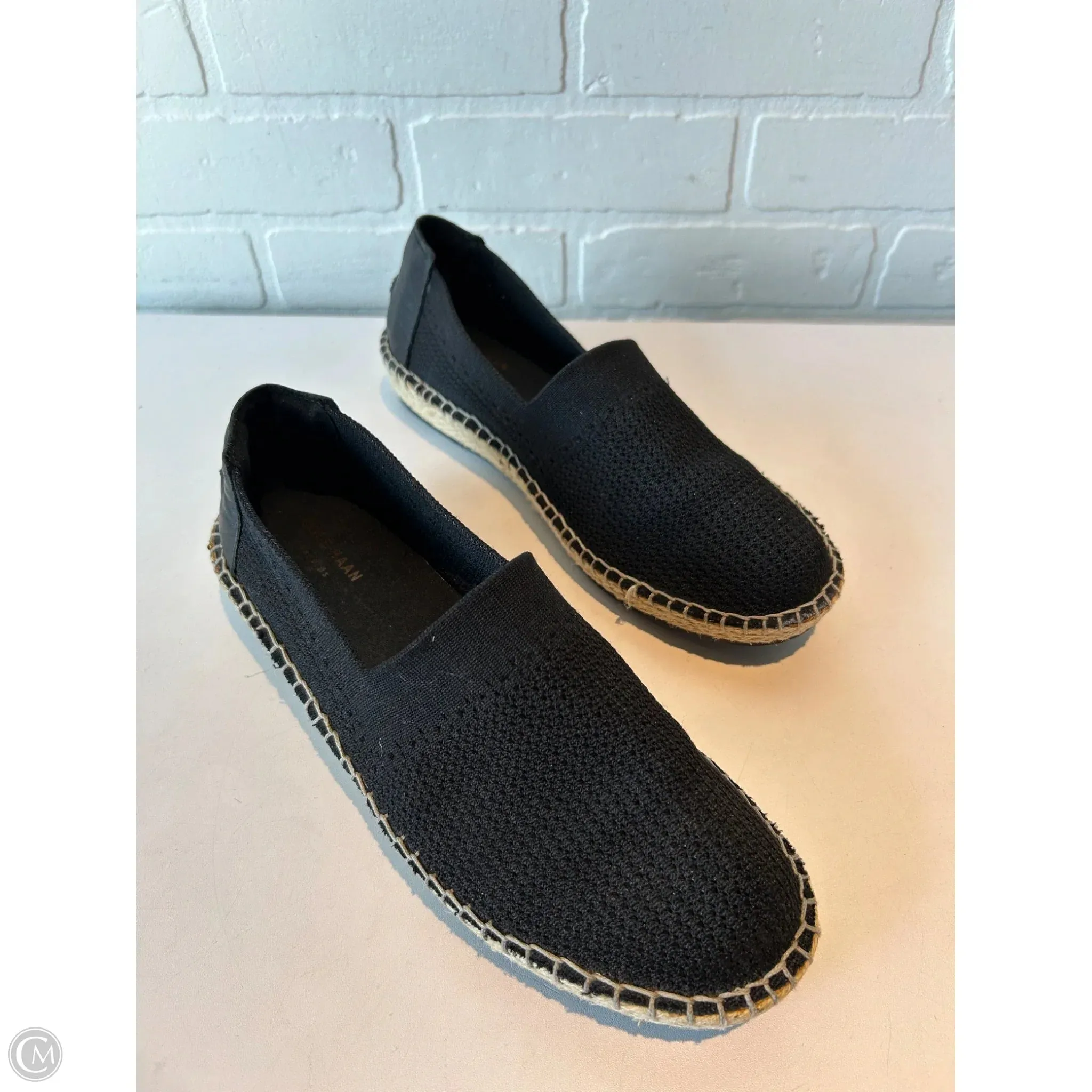 Shoes Flats By Cole-haan In Black & Tan, Size: 9.5 cole haan