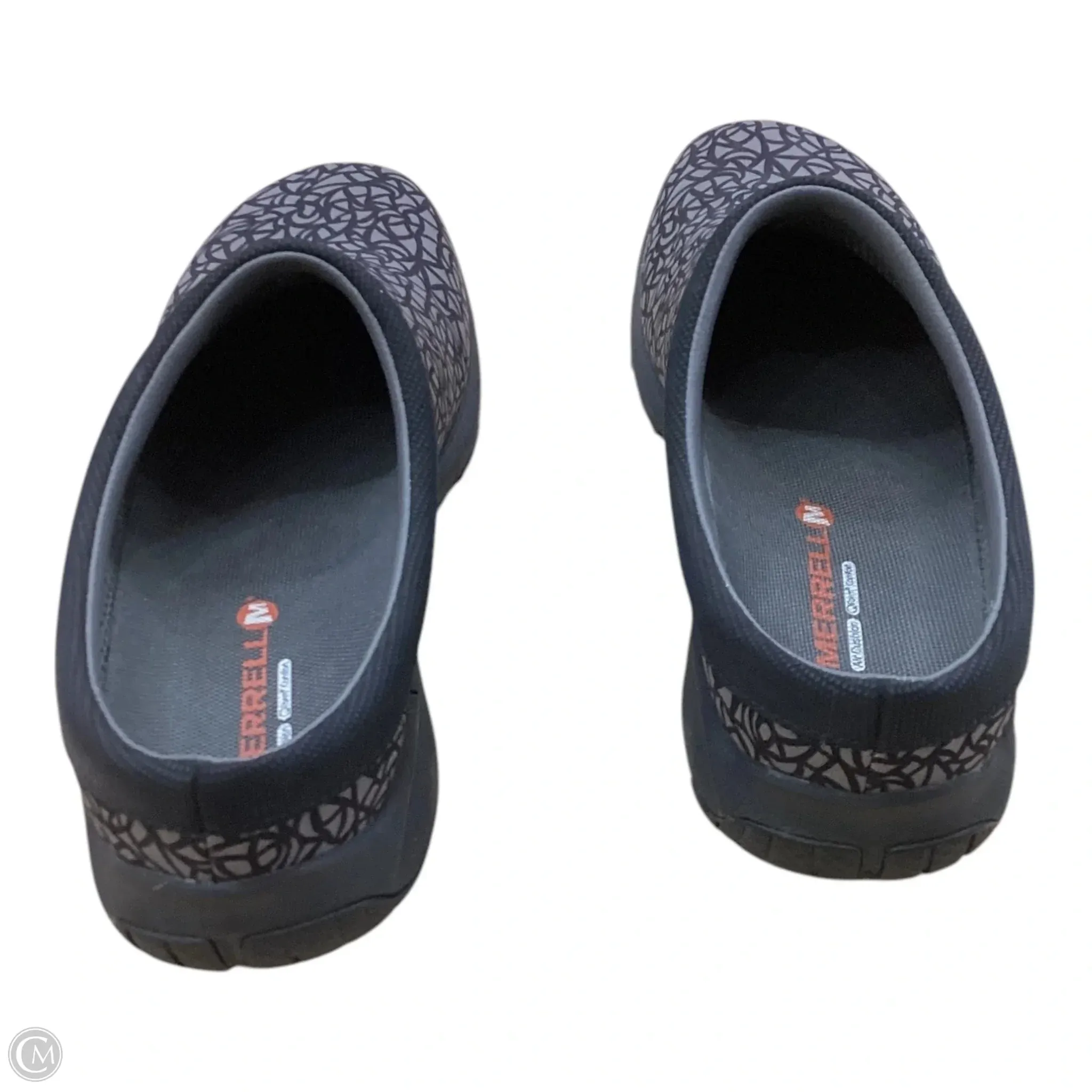 Shoes Flats By Merrell In Black & Grey, Size: 8.5