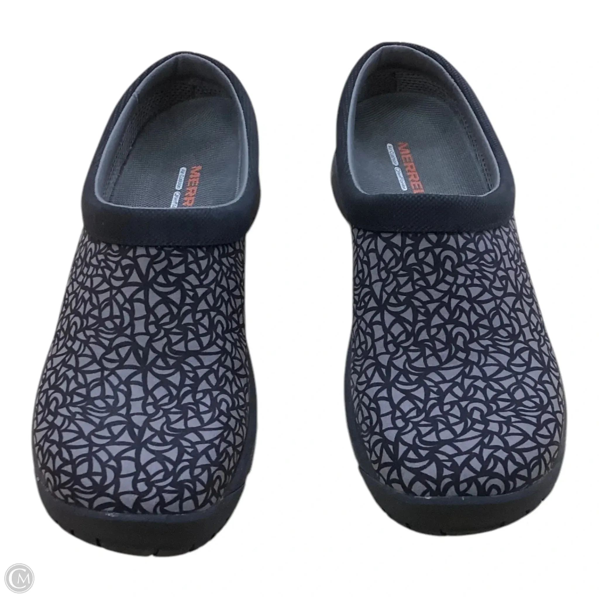 Shoes Flats By Merrell In Black & Grey, Size: 8.5
