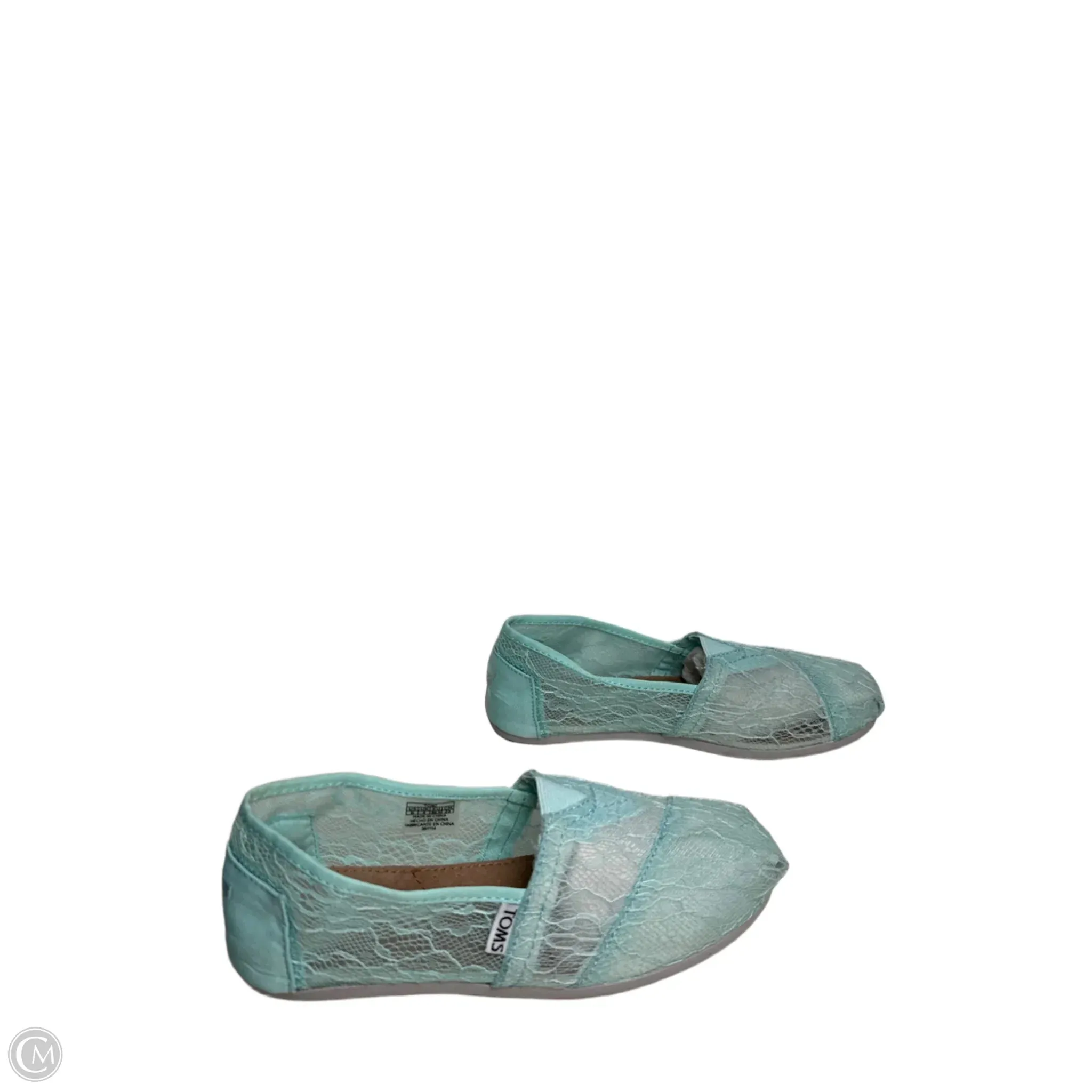 Shoes Flats By Toms In Blue, Size: 6 toms