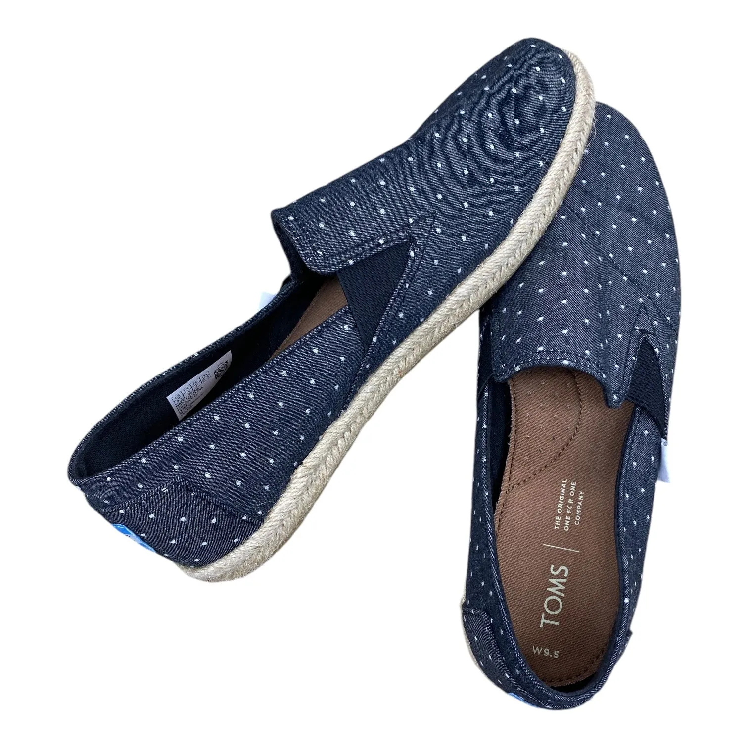 Shoes Flats By Toms In Blue, Size: 9.5 toms