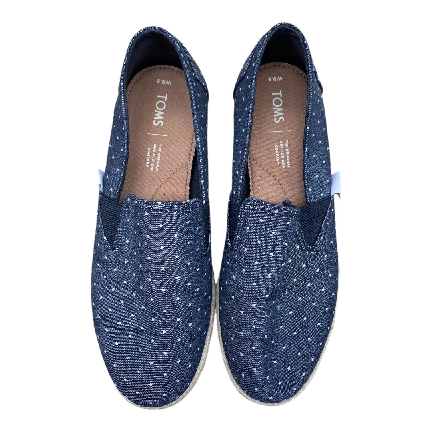 Shoes Flats By Toms In Blue, Size: 9.5 toms