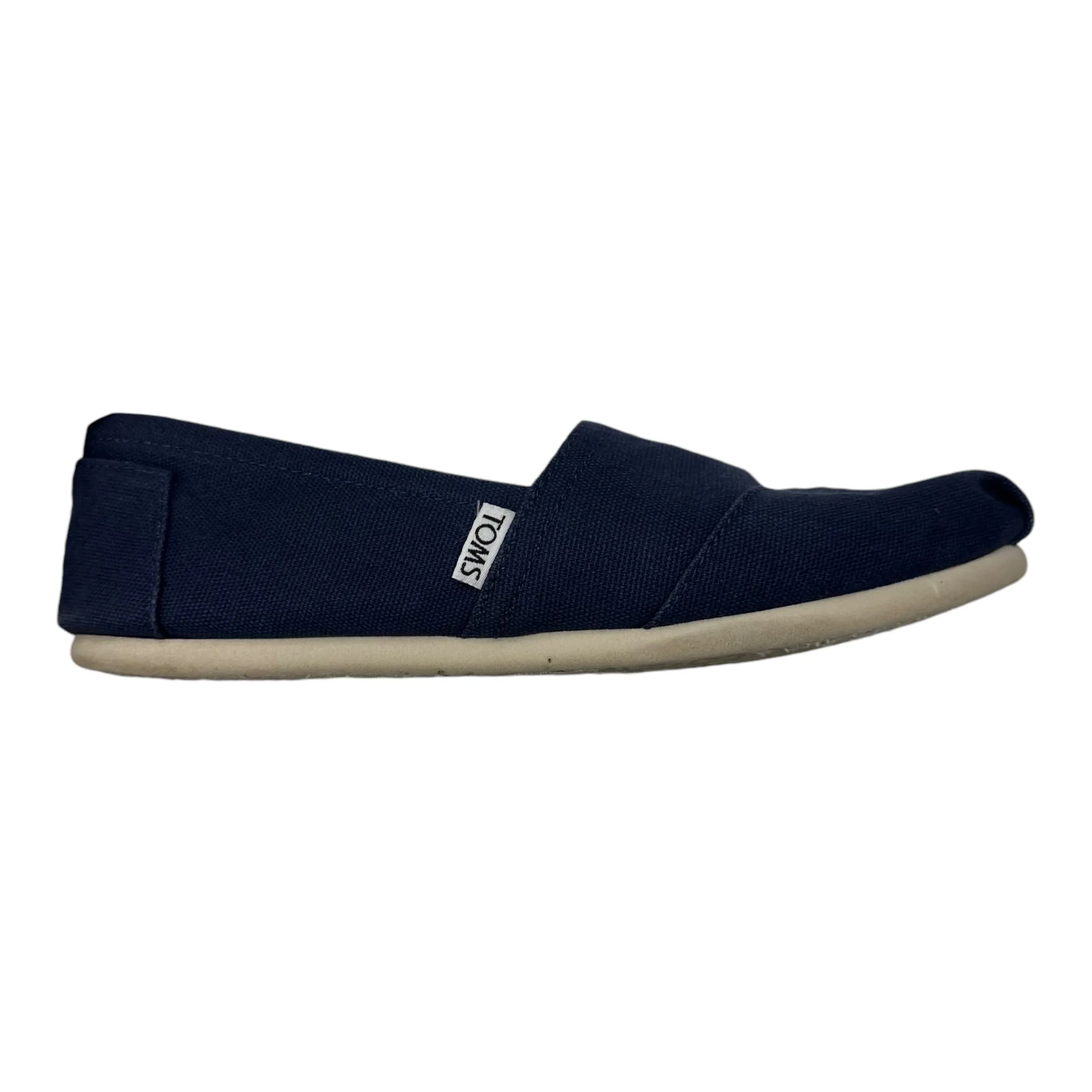Shoes Flats By Toms In Blue, Size:8 toms