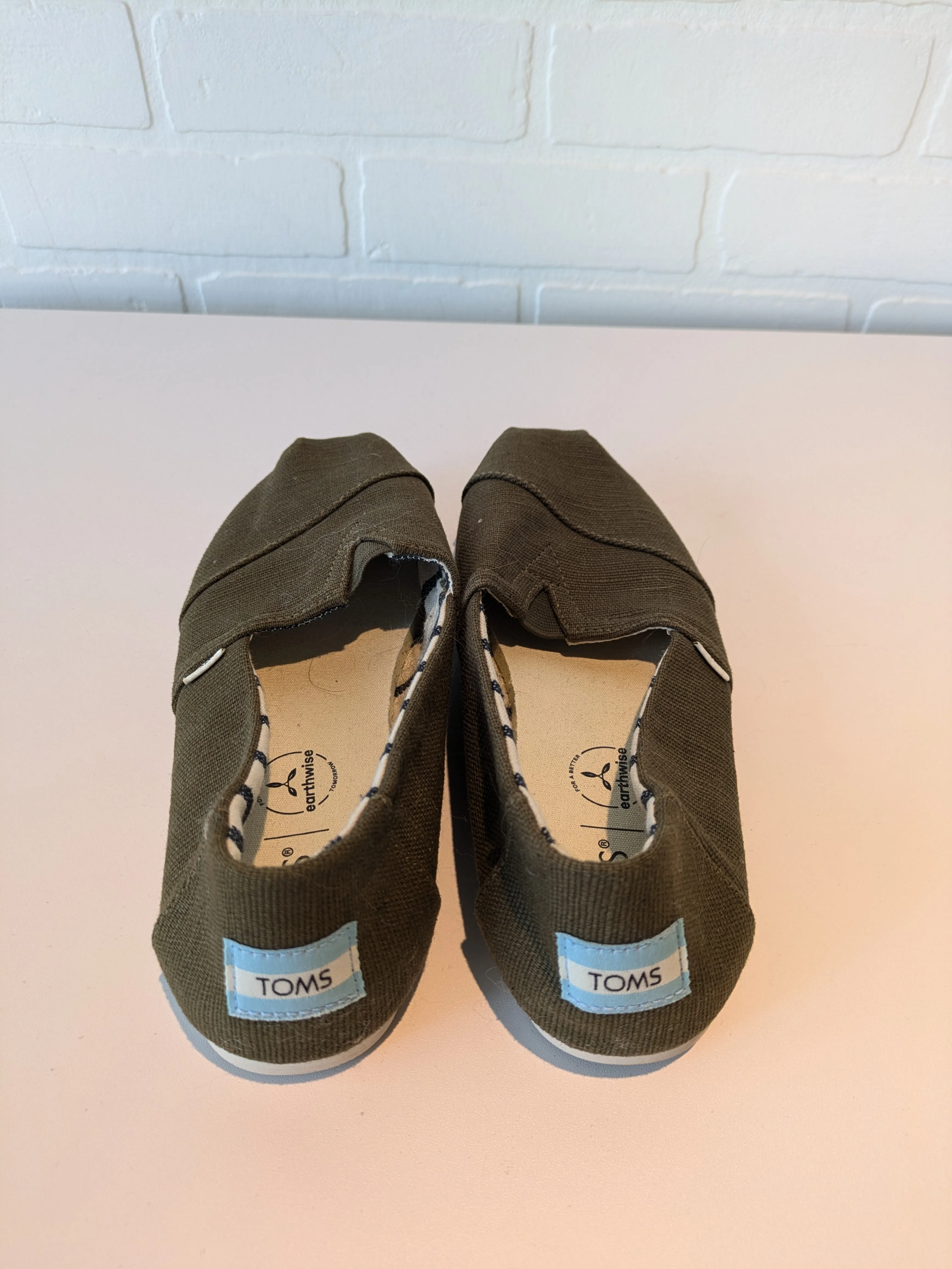 Shoes Flats By Toms In Green, Size: 6.5 toms