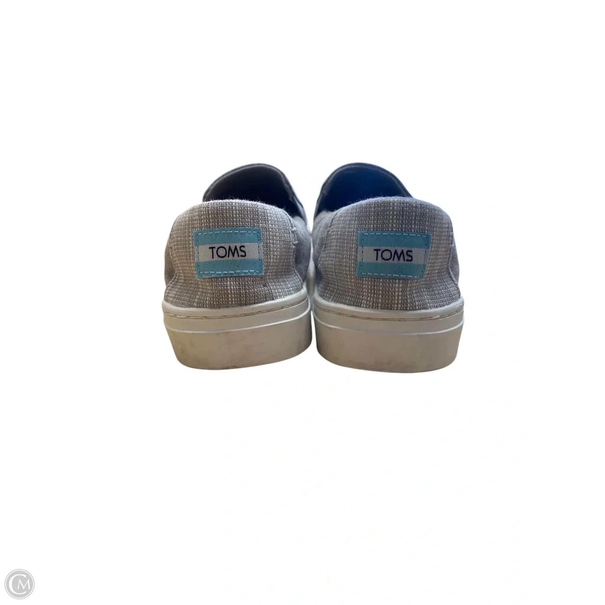 Shoes Flats By Toms In Grey, Size: 8.5 toms
