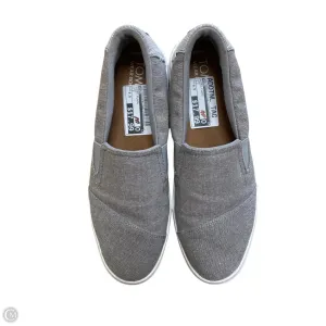 Shoes Flats By Toms In Grey, Size: 8.5 toms