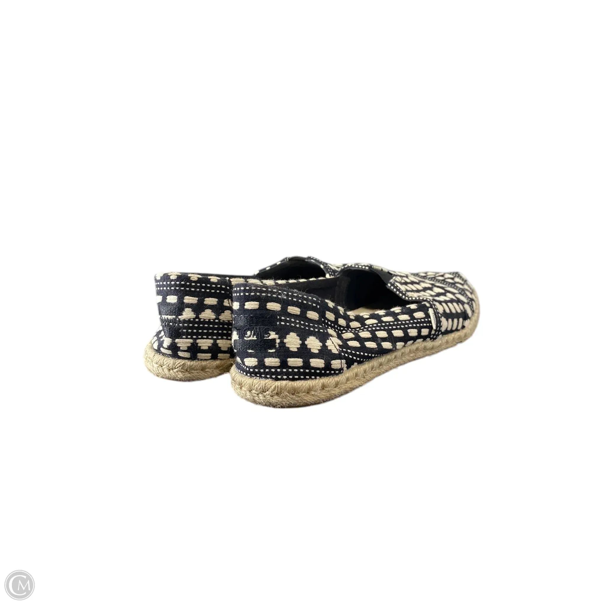 Shoes Flats By Toms In Navy, Size: 9.5 toms