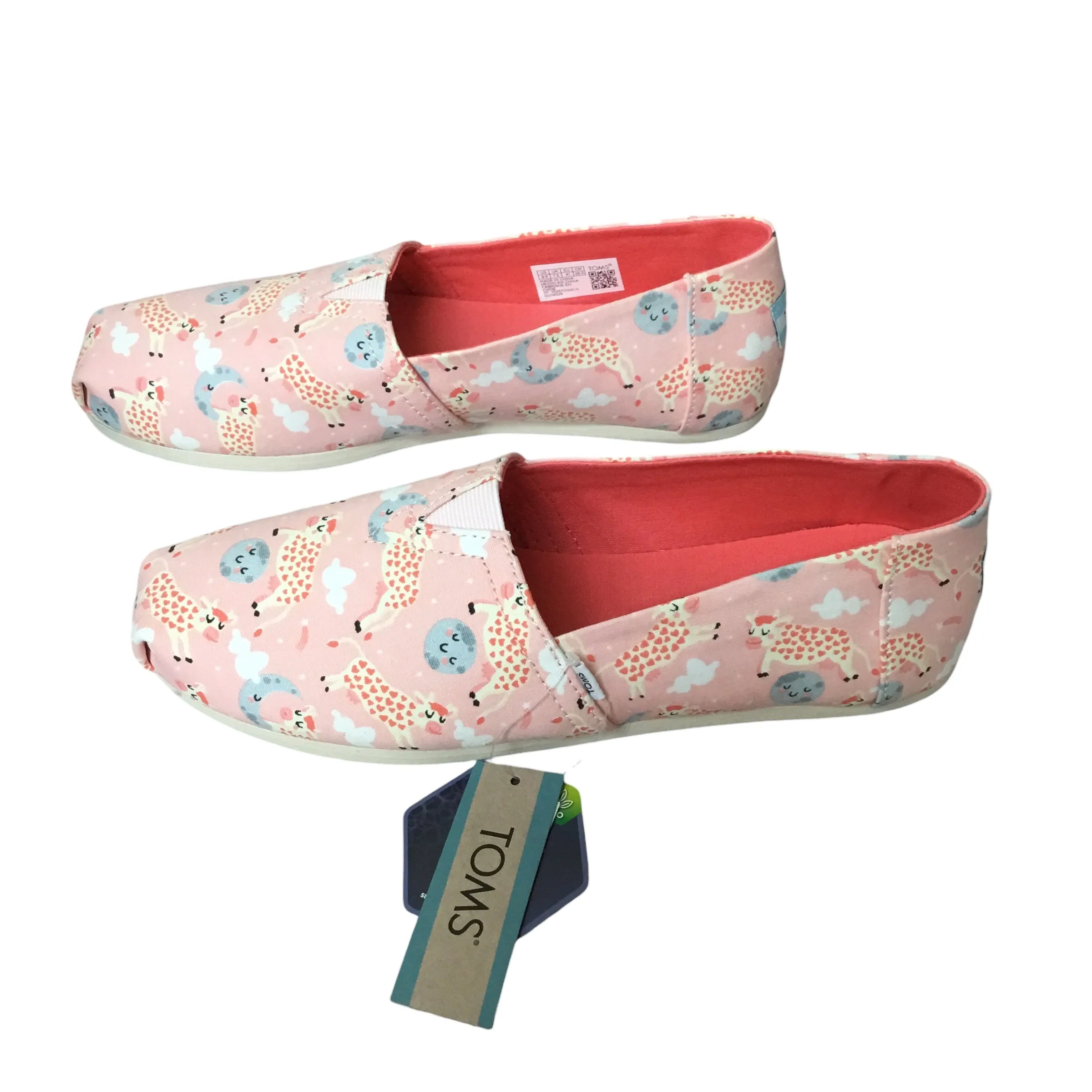Shoes Flats By Toms In Pink, Size: 9.5 toms