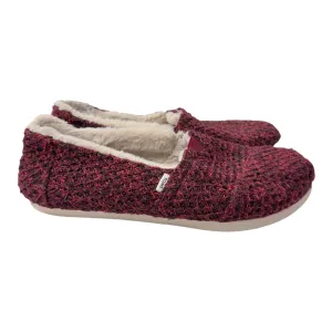 Shoes Flats By Toms In Red, Size: 7.5 toms