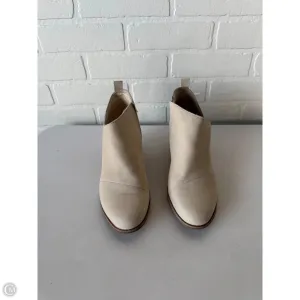 Shoes Heels Wedge By Toms In Cream, Size: 8.5 toms