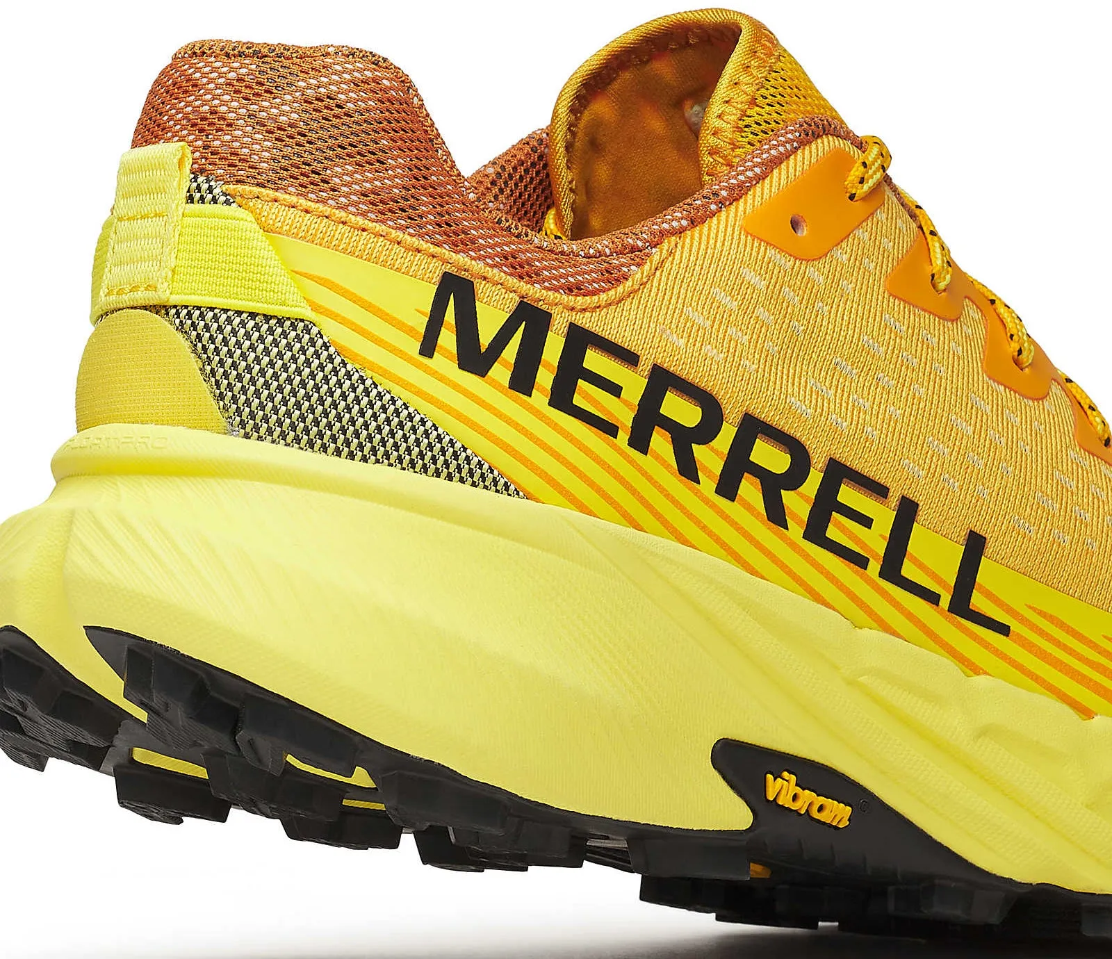 Shoes Merrell Merrell Agility Peak 5 Mens Trail Running Shoes - Orange