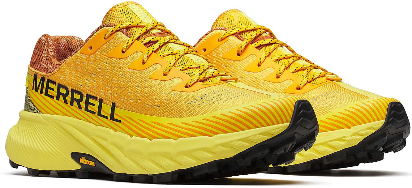 Shoes Merrell Merrell Agility Peak 5 Mens Trail Running Shoes - Orange