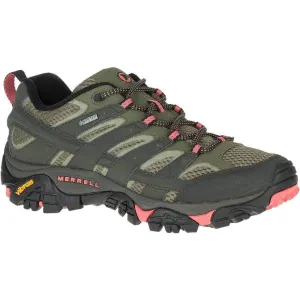 Shoes Merrell Merrell Moab 2 GORE-TEX Womens Walking Shoes - Green