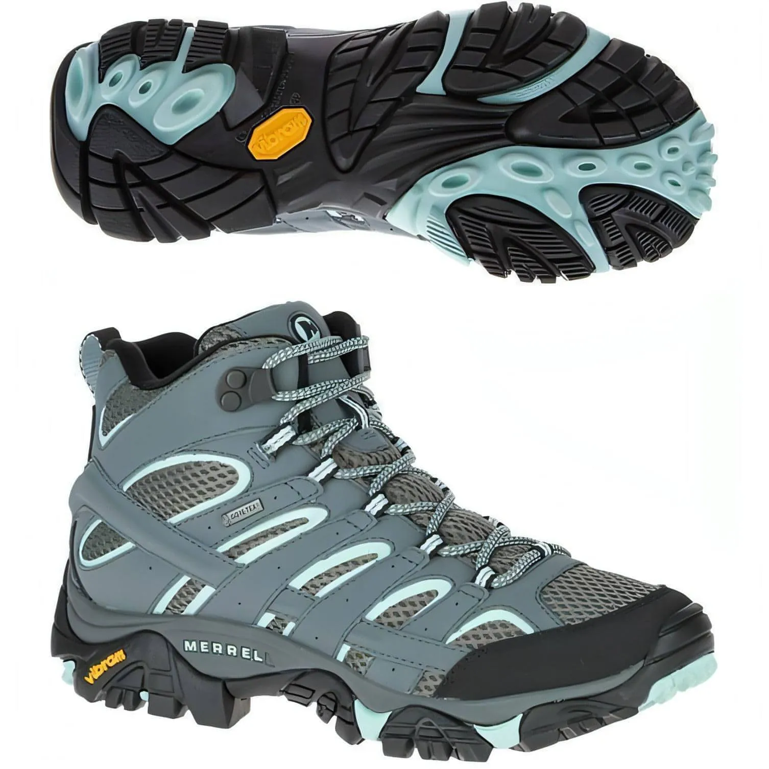 Shoes Merrell Merrell Moab 2 Mid GORE-TEX Womens Walking Boots - Blue