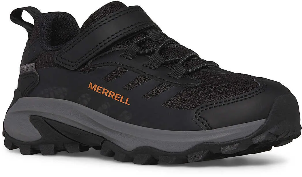 Shoes Merrell Merrell Moab Speed 2 A/C Waterproof Childrens Walking Shoes - Black