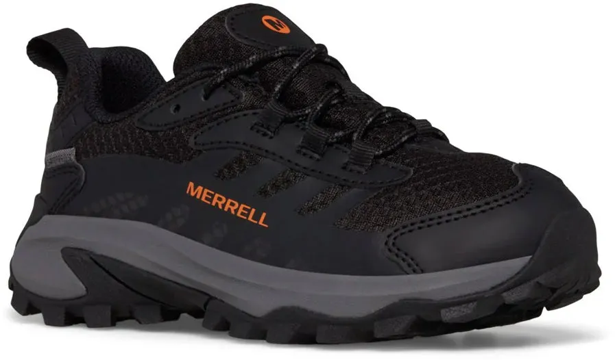 Shoes Merrell Merrell Moab Speed 2 Waterproof Childrens Walking Shoes - Black