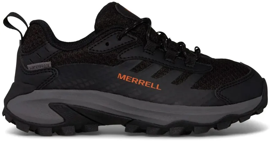 Shoes Merrell Merrell Moab Speed 2 Waterproof Childrens Walking Shoes - Black