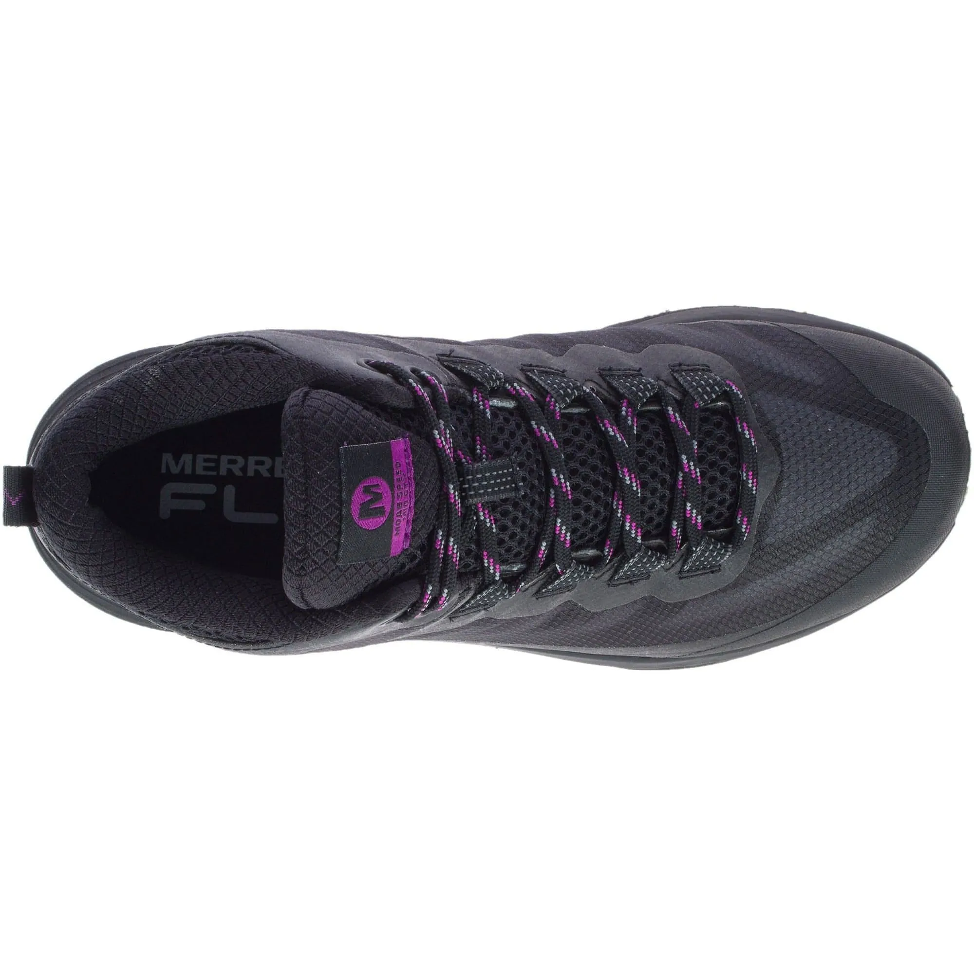 Shoes Merrell Merrell Moab Speed Mid GORE-TEX Womens Walking Boots - Black