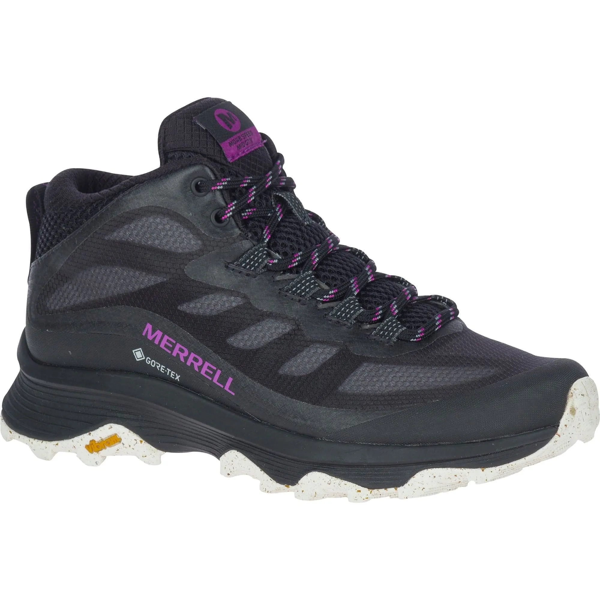 Shoes Merrell Merrell Moab Speed Mid GORE-TEX Womens Walking Boots - Black