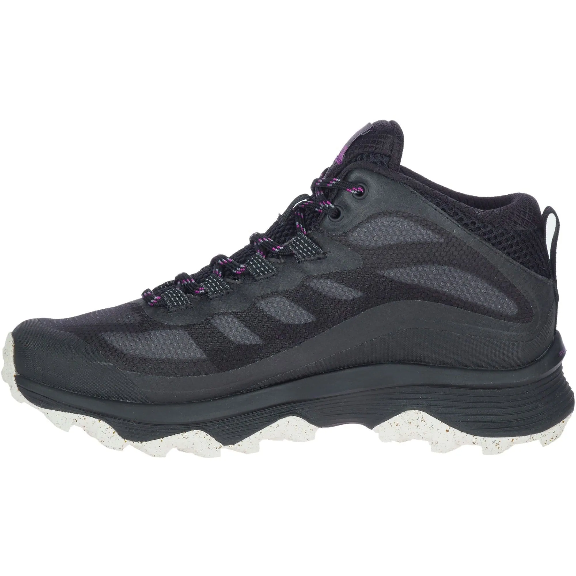 Shoes Merrell Merrell Moab Speed Mid GORE-TEX Womens Walking Boots - Black