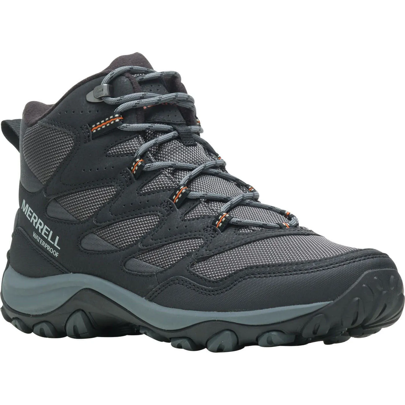 Shoes Merrell Merrell West Rim Sport Thermo Mid Mens Waterproof Walking Boots - Black