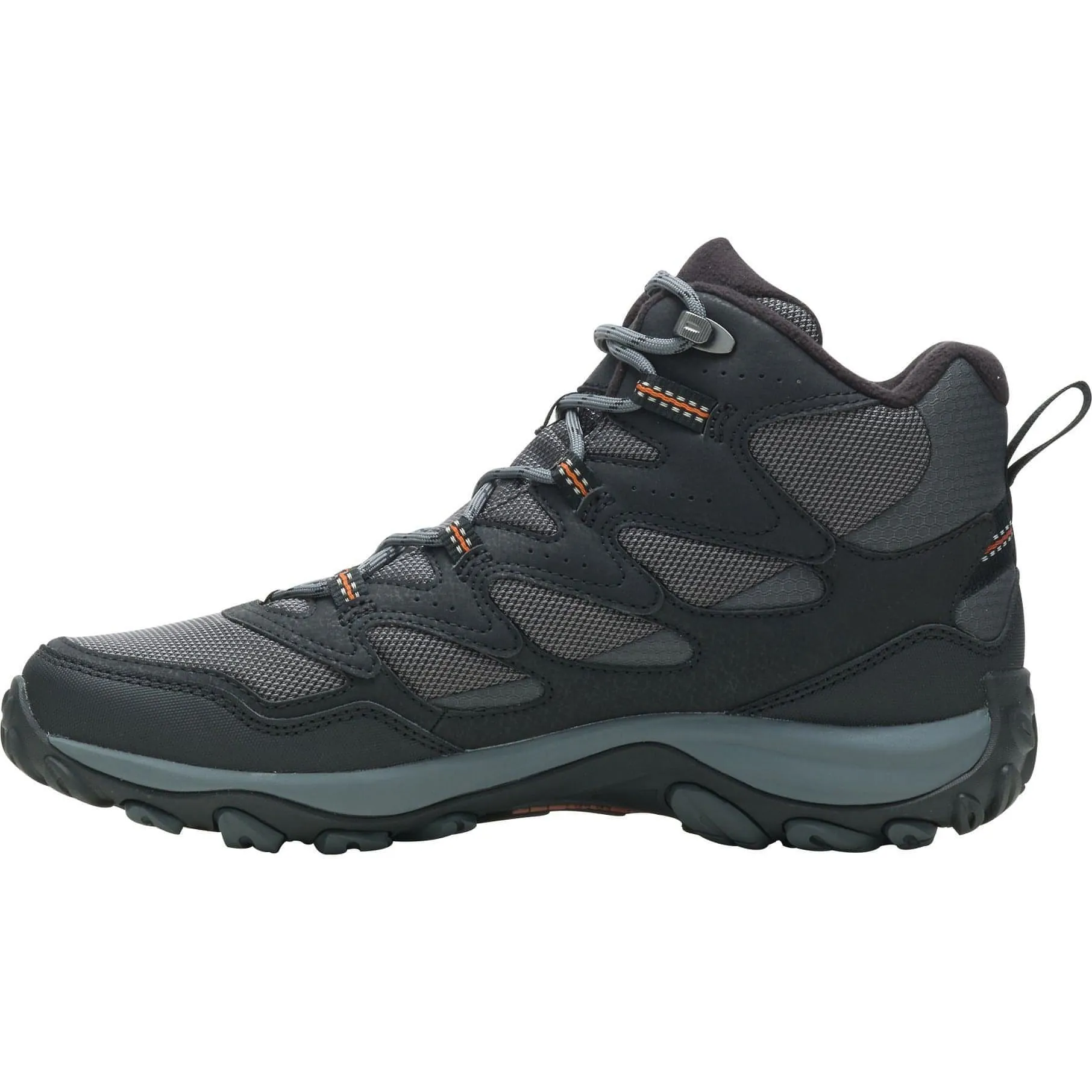 Shoes Merrell Merrell West Rim Sport Thermo Mid Mens Waterproof Walking Boots - Black