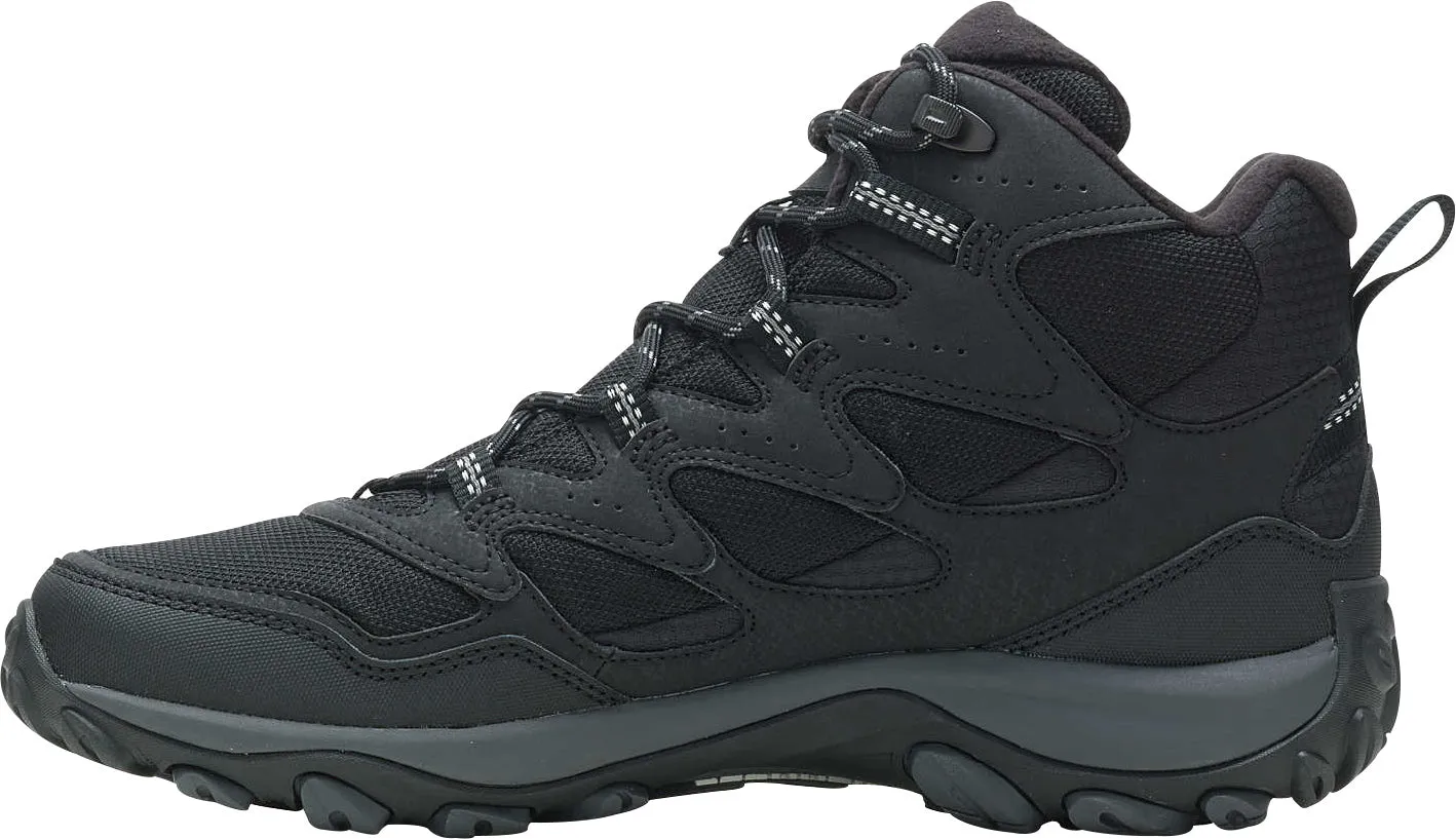 Shoes Merrell Merrell West Rim Sport Thermo Mid Waterproof Mens Walking Boots - Black
