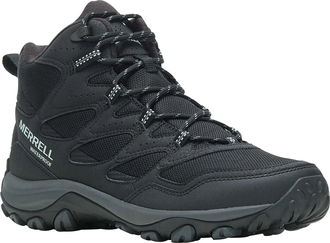 Shoes Merrell Merrell West Rim Sport Thermo Mid Waterproof Mens Walking Boots - Black
