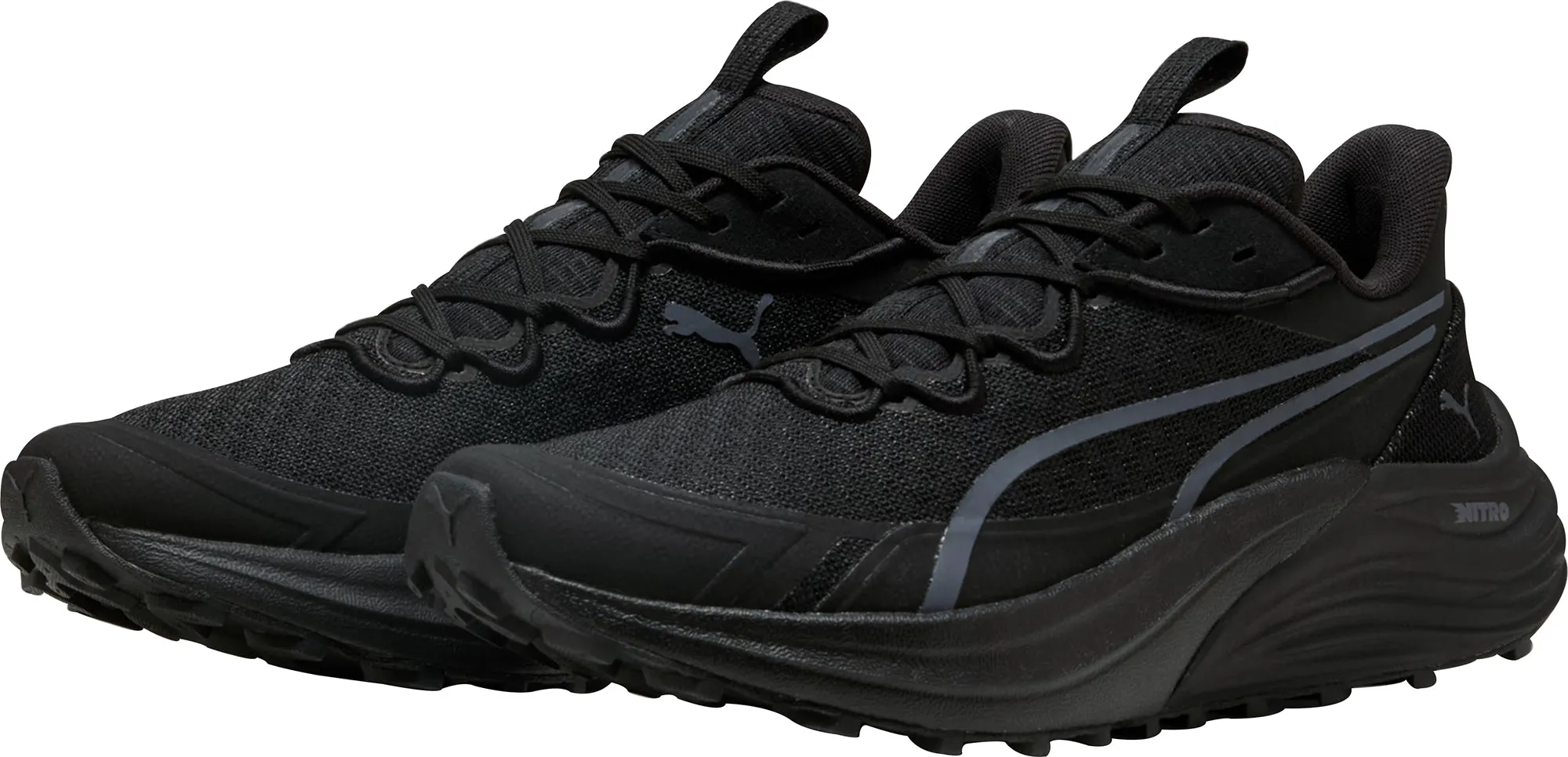 Shoes Puma Puma Electrify Nitro 4 Mens Trail Running Shoes - Black