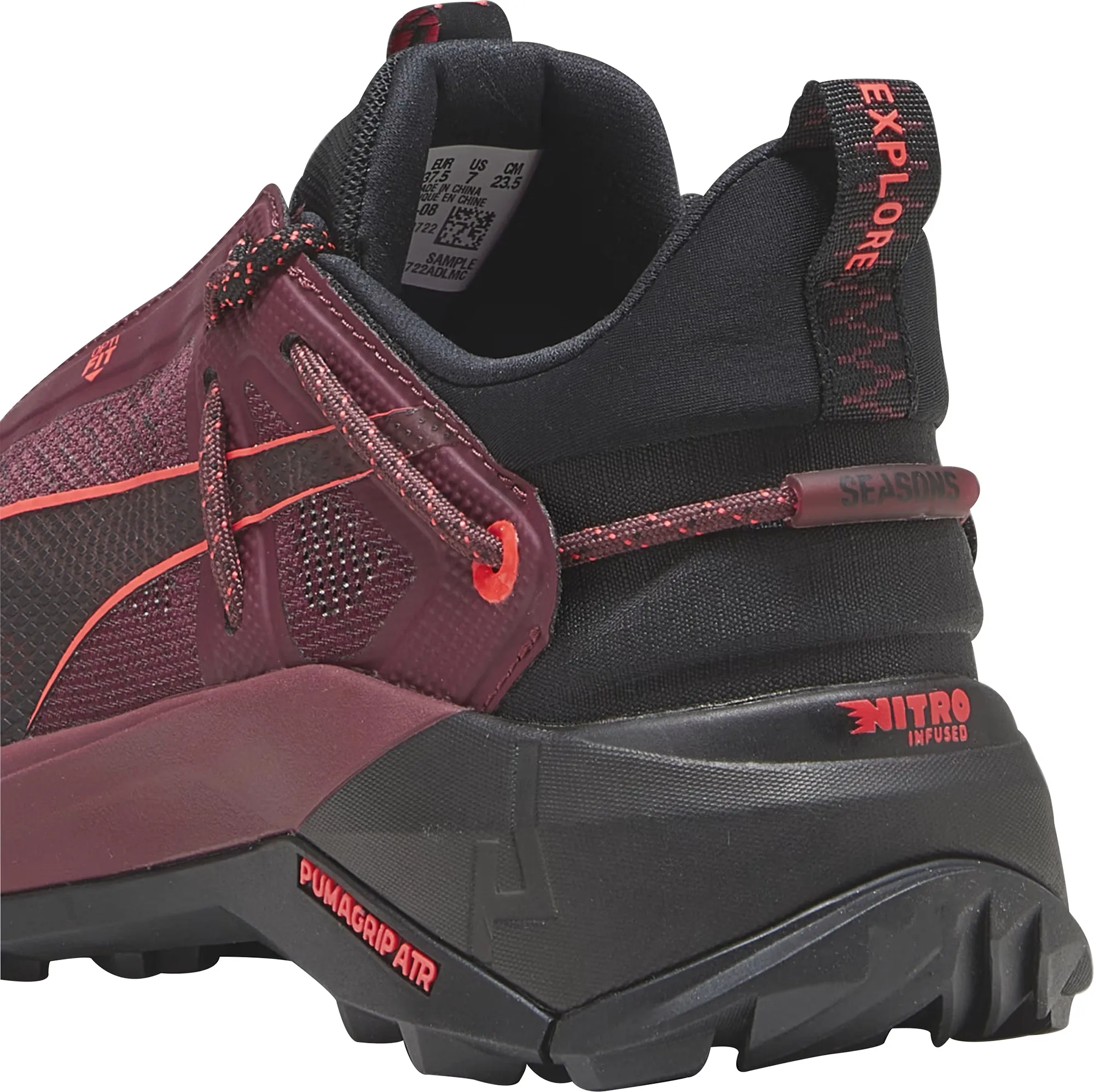 Shoes Puma Puma Explore Nitro Womens Walking Shoes - Red