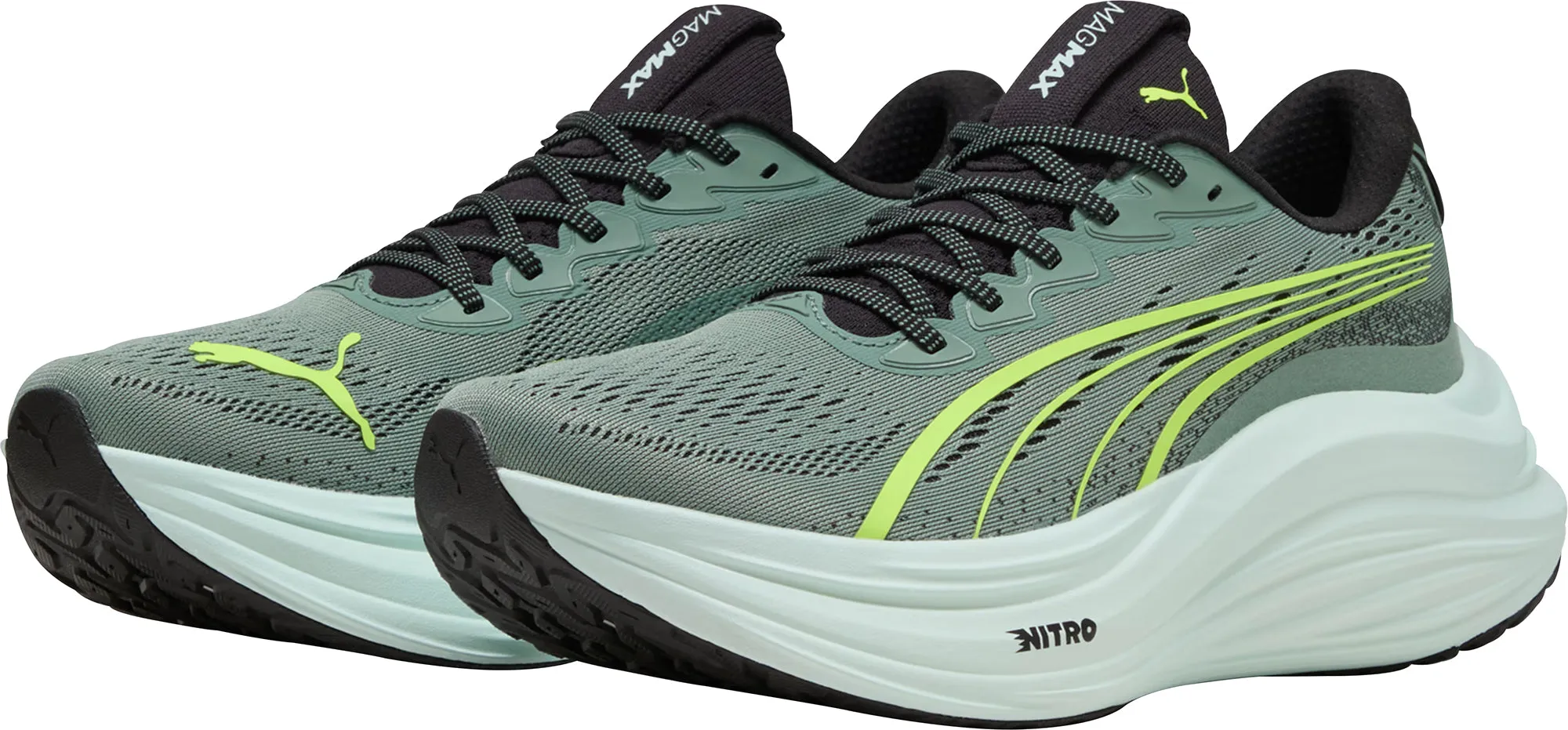 Shoes Puma Puma MagMax Nitro Mens Running Shoes - Green